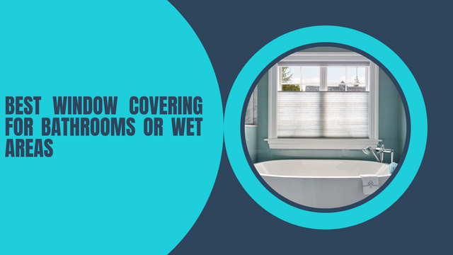Best Window covering for bathrooms or wet areas