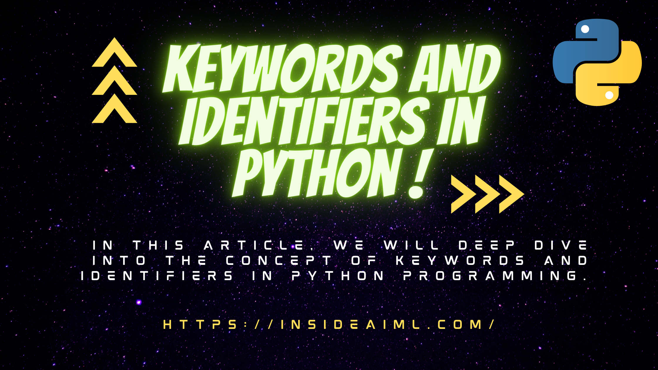 identifiers in python